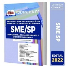 Apostila Concurso Sme Sp - Professor De Educao Infantil 1