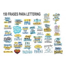 Arquivo Digital Lettering Frases Pai Dia Dos Pais 