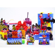 Arquivo De Corte - Super Kit Festa Heris Cute - Studio Pdf
