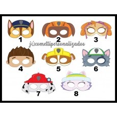Arquivo De Corte Silhouette Mascaras Patrulha Canina