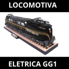 Locomotiva Maria Fuma�a El�trica Tipo Gg1 - Empapel E 3d