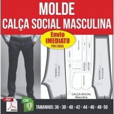 Molde Cala Social Masculina (envio Por Email) - Pdf E Core