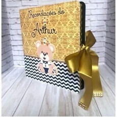 Caixa Recordaes Lembranas Do Beb Decorada