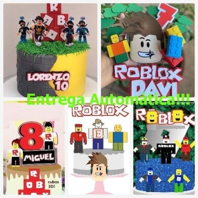 Arquivo De Corte Topo De Bolo - Roblox - Digital
