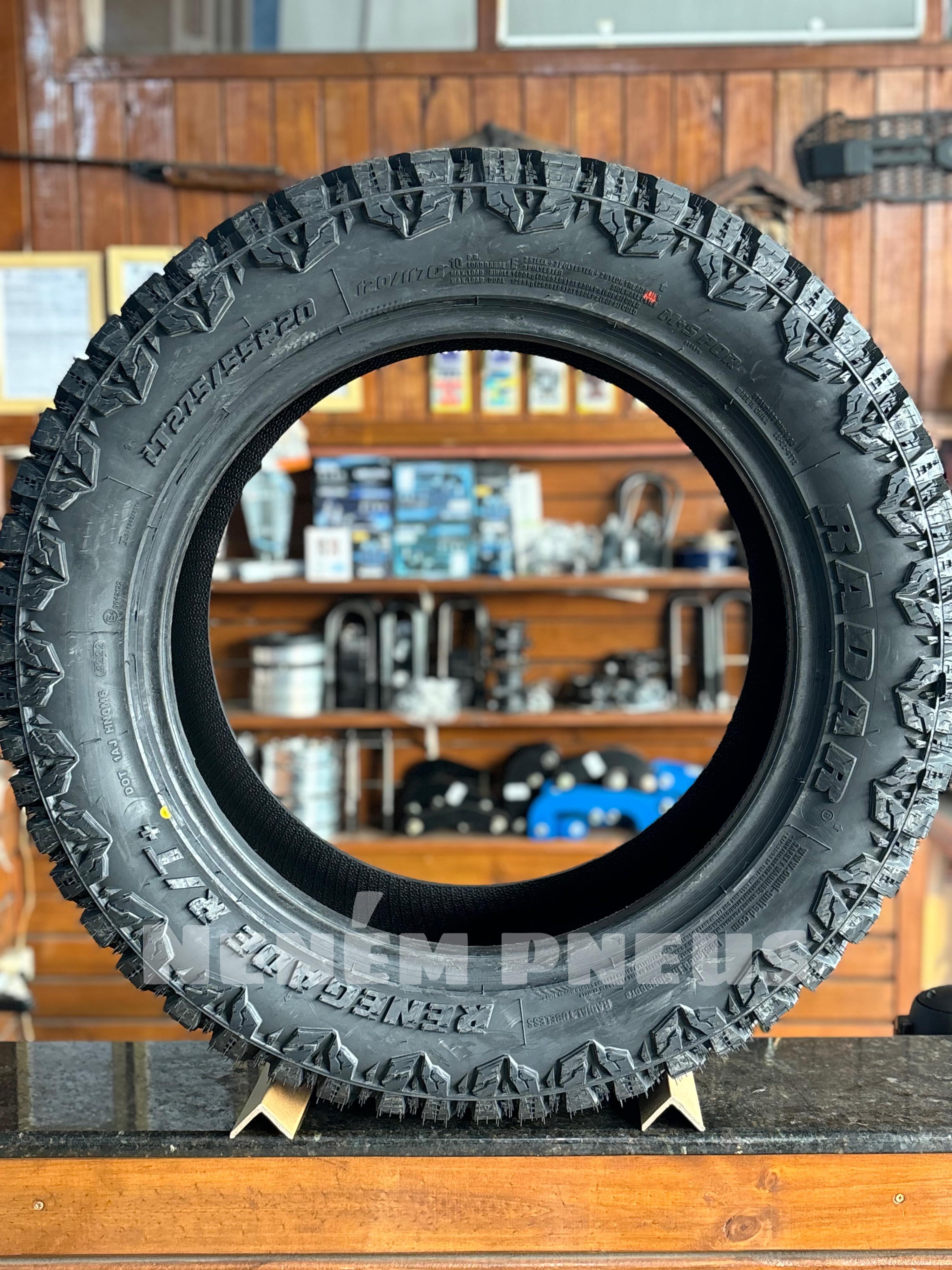 Pneu été Hors Route RADAR 265/60 R18 119Q - Compatible Ford Ranger, Jeep Grand Cherokee, VW Amarok - Poids 23,14 Kg