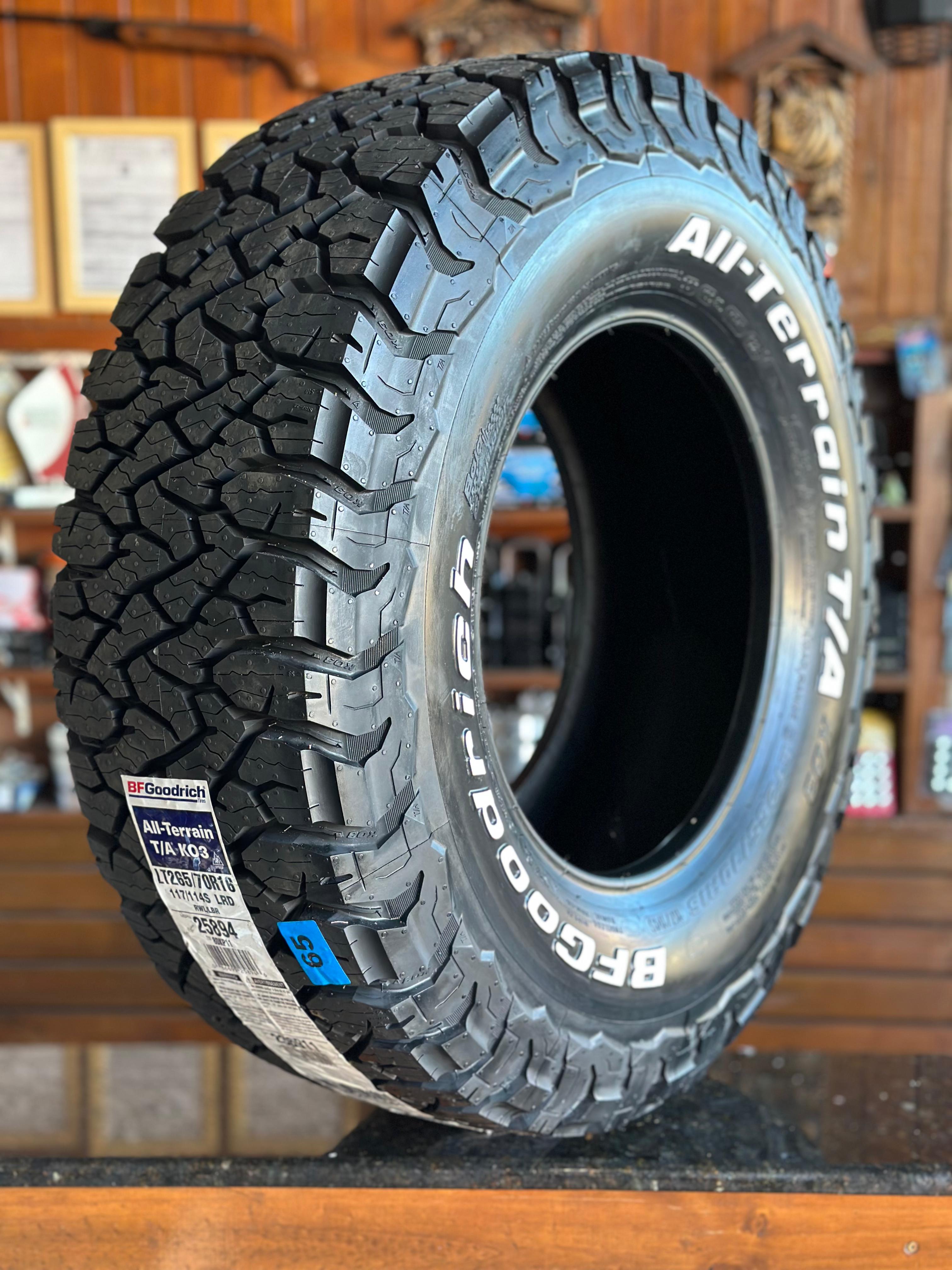 PNEU 265/65 R17 BF GOODRICH ALL TERRAIN KO3 A/T - Nenem Pneus