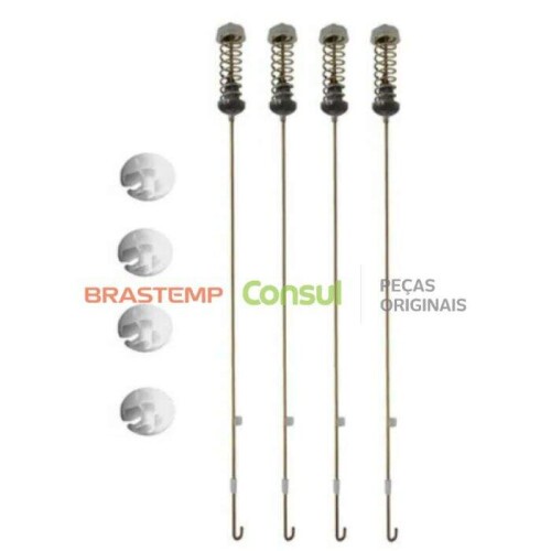 VARETA DE SUSPENS�O CJ KIT 4UNID LAVADORA