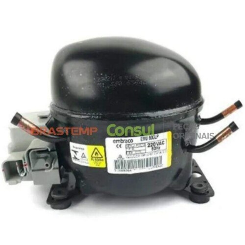 COMPRESSOR EMBRACO 1/6 220V EMU60CLP