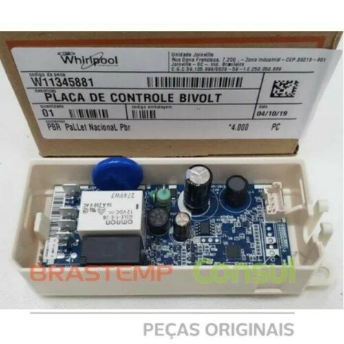 CONTROLE ELETR�NICO BIVOLT W11345881 REFRIGERADOR