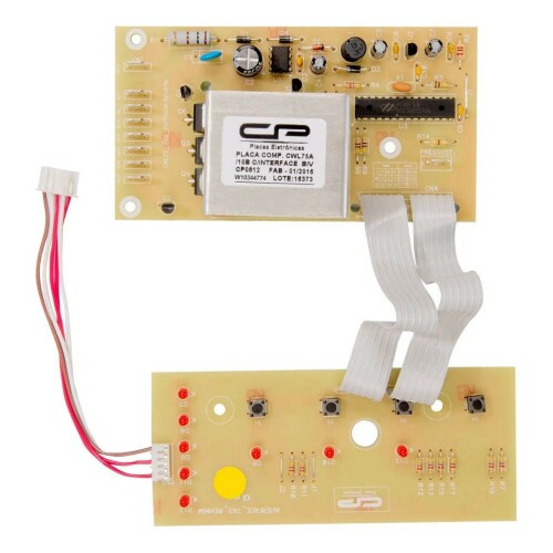 PLACA INTERFACE + POT�NCIA CP - BIVOLT W10344774 LAVADORA