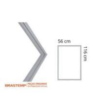 Gaxeta Borracha da Geladeira Brastemp/Consul - 326006281