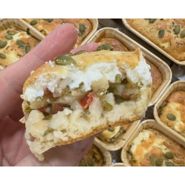 Tortinha de atum com abobrinha