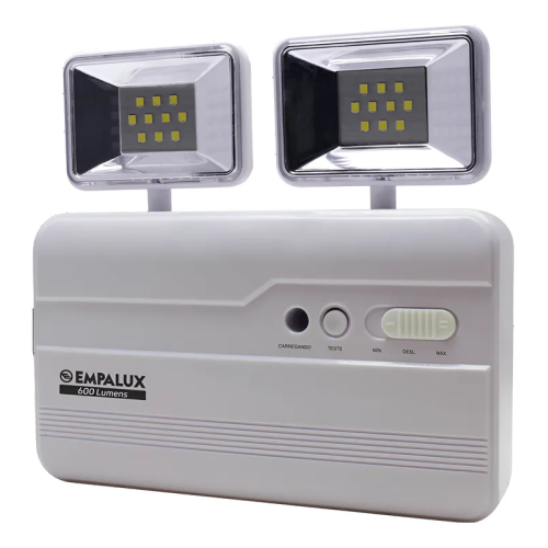 Luminria de Emergncia Slim 600 Lmens Empalux