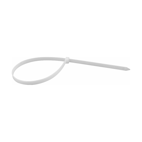 Abraadeira de nylon, branca, 640mmx12,0mm,100 peas
