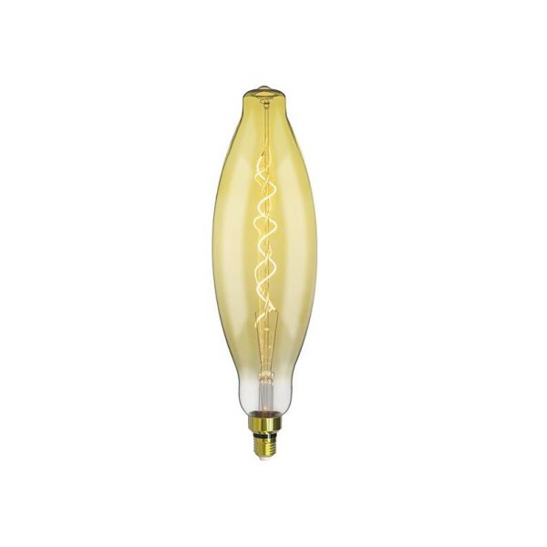 LMPADA LED BLUMENOX FILAMENTO GIANT ELIPSE AUTOVOLT AMBAR