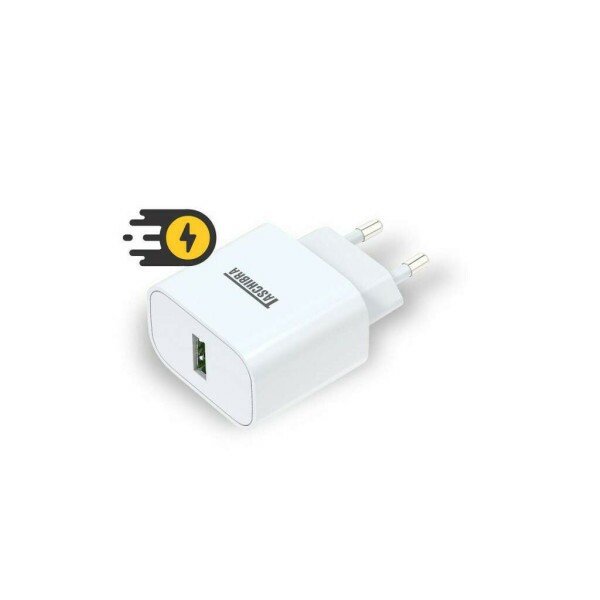 CARREGADOR TURBO 18W USB-A TASCHIBRA