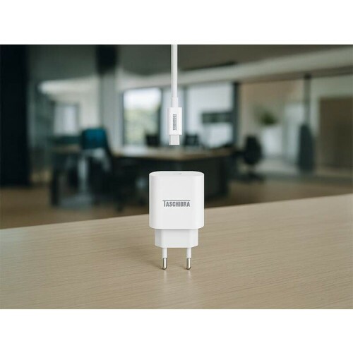 CARREGADOR TURBO 20W USB-C TASCHIBRA