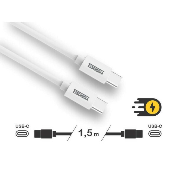 CABO DE CARREGADOR USB-C / USB-C 1,5M TASCHIBRA