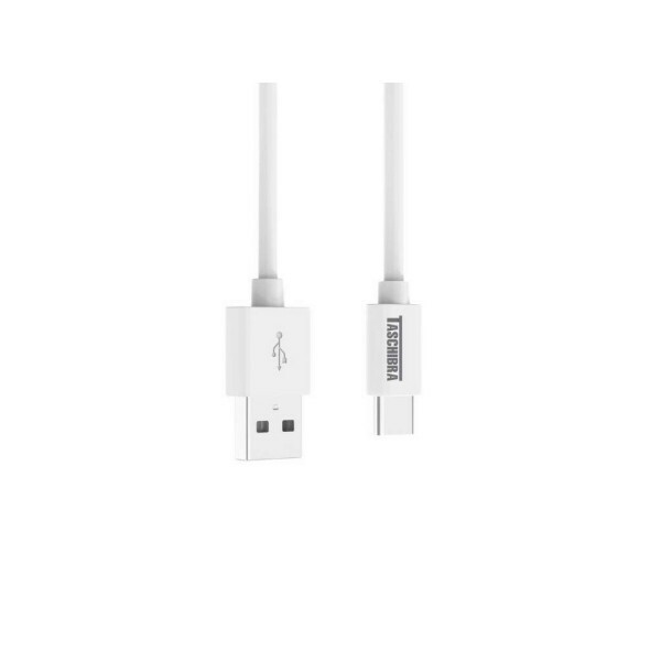 CABO DE CARREGADOR USB-A / USB-C 1,5M TASCHIBRA
