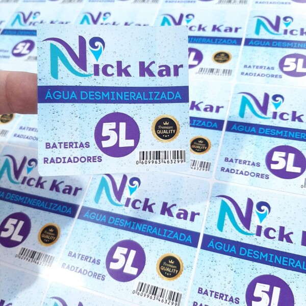 Etiquetas Personalizadas Adesivas Papel Couch Brilho Diversos Formatos 7x7 cm - 4000 unidades