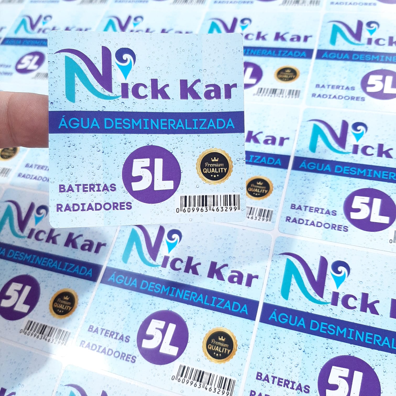 Etiquetas Personalizadas Adesivas Vinil Branco  Prova Dgua Diversos Formatos 7x5 cm - 500 unidades