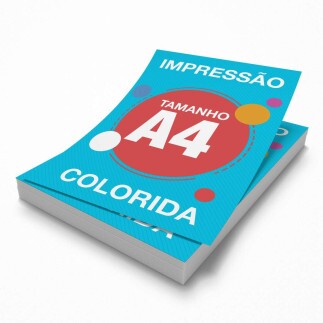 Impress�o Colorida em Papel Sulfite Tamanho A4