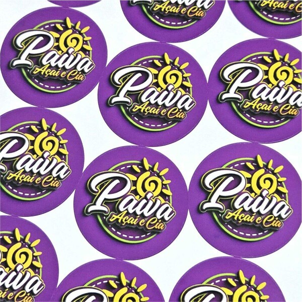 Etiquetas Adesivas Personalizadas 3000und.3x3cm