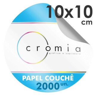 Etiquetas Adesivas Personalizadas 2000und.10x10cm
