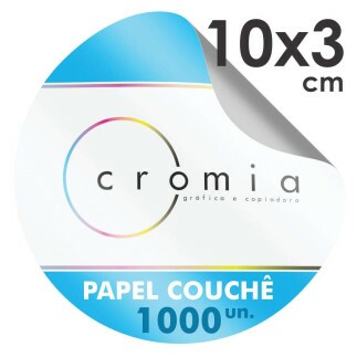 Etiquetas Adesivas Personalizadas 1000und.10x3cm
