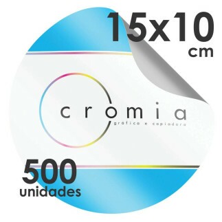 Etiquetas Adesivas Personalizadas 500und.15x10cm