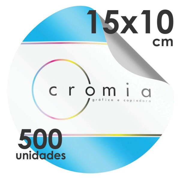 Etiquetas Adesivas Personalizadas 500und.15x10cm
