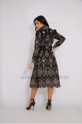 Vestido Paola Preto