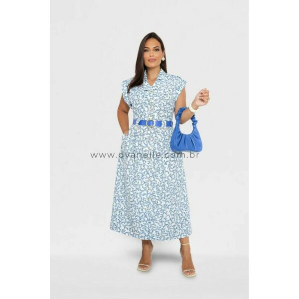 Vestido Laura Azul