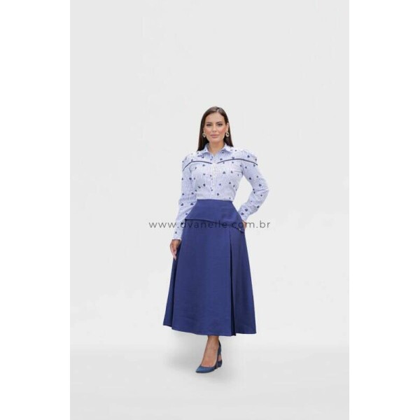 Saia Celine Azul