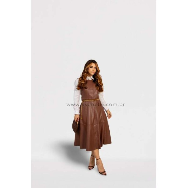 Vestido Camila Marrom