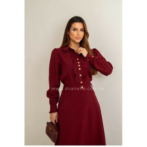 Conjunto Iris Vermelho