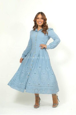 Vestido Antonela Azul