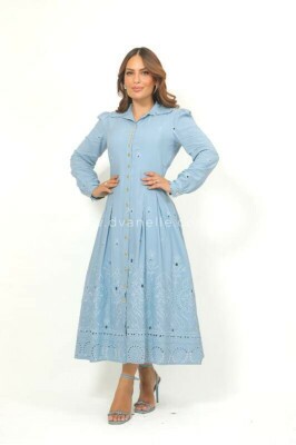 Vestido Antonela Azul
