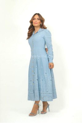 Vestido Antonela Azul