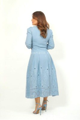 Vestido Antonela Azul