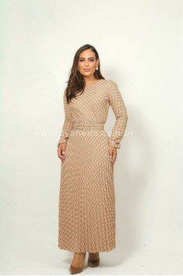 Vestido Catarina Bege