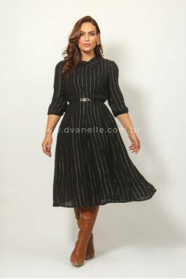 Vestido Stela Preto