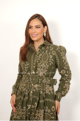 Vestido C�lia Verde