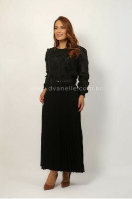 Vestido Antonieta Preto