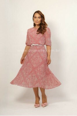 Vestido Rosane Rosa
