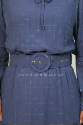 Vestido Odete Azul