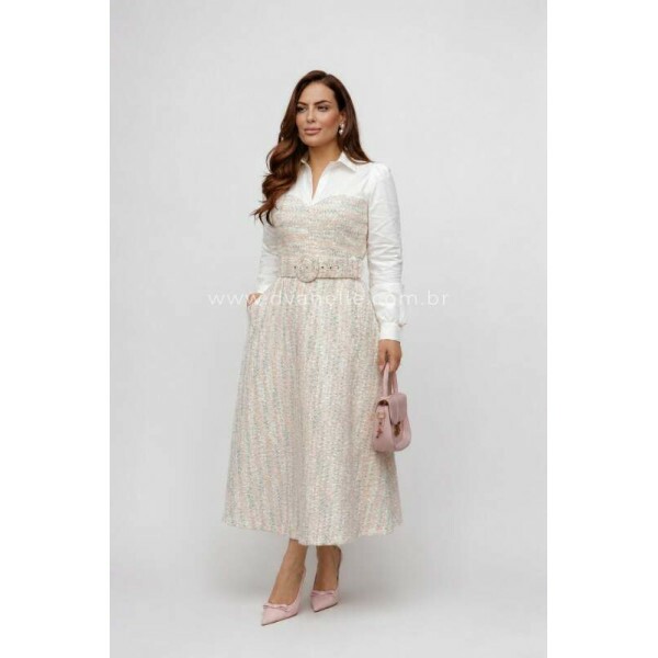 Vestido Alice Rosa