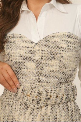 Vestido Alice Cinza