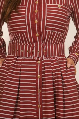 Vestido In�s Vermelho