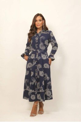 Vestido Agatha Azul